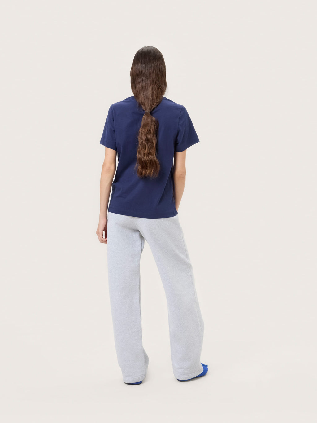 Womens Midweight T-Shirt—Ocean Navy