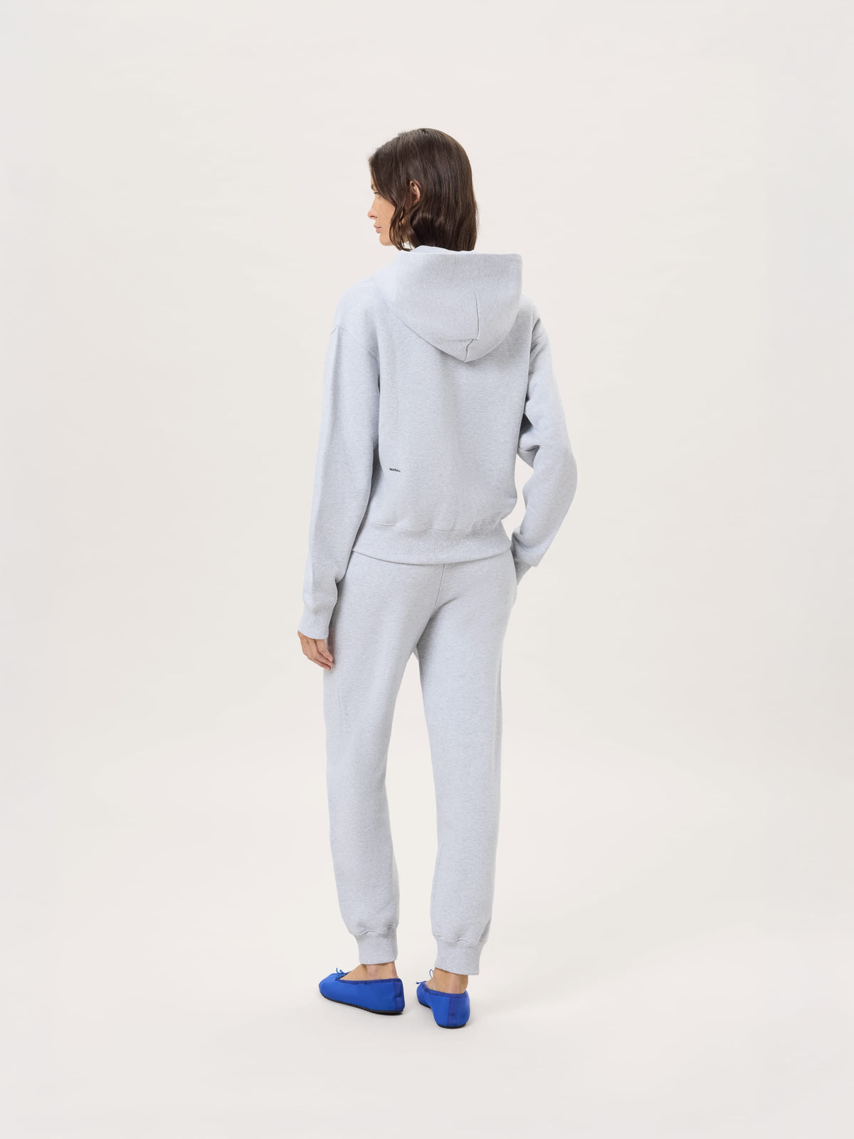 Womens Heavyweight Track Pants—Grey Marl
