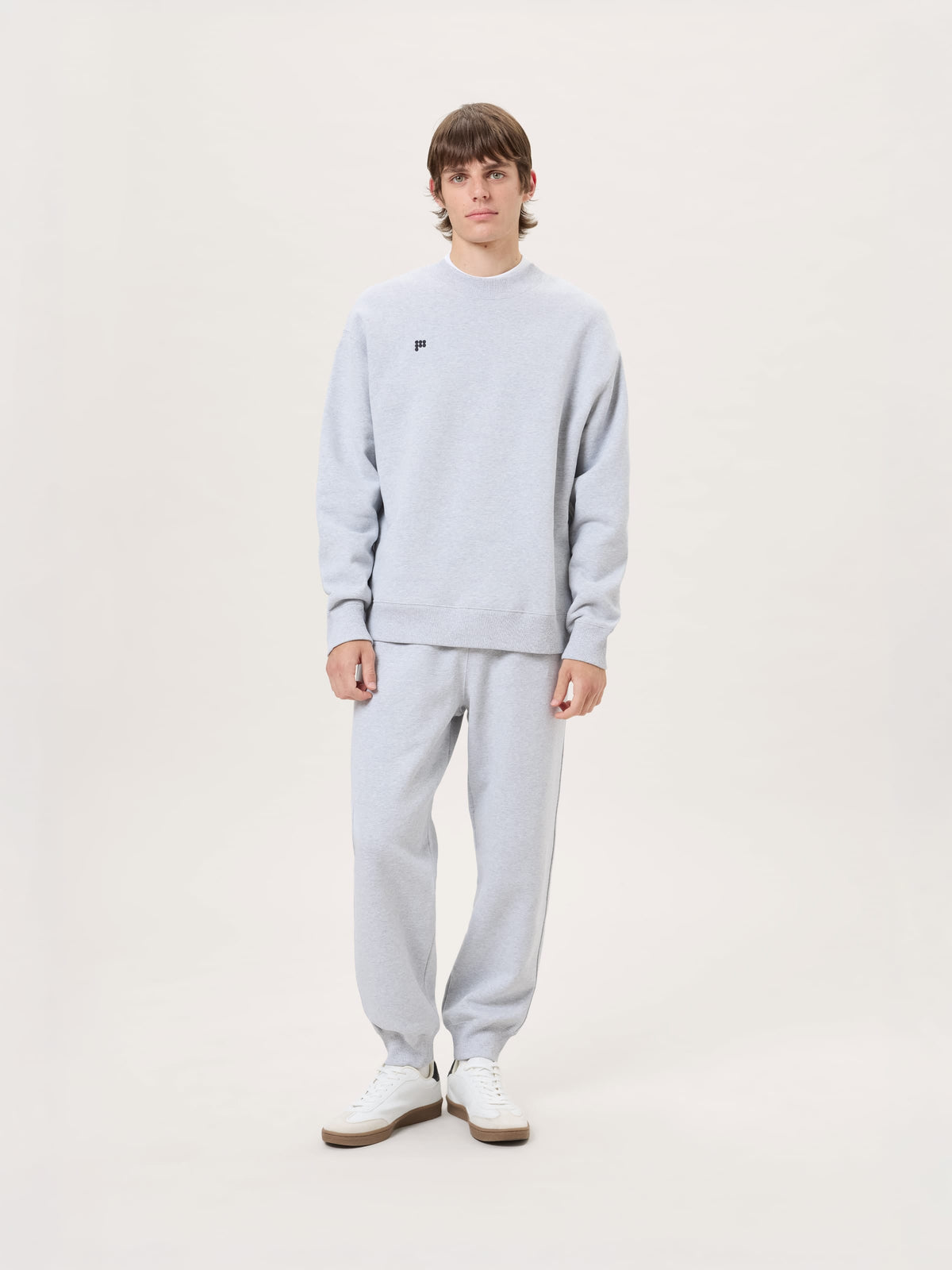 Mens Heavyweight Sweatshirt—Grey Marl