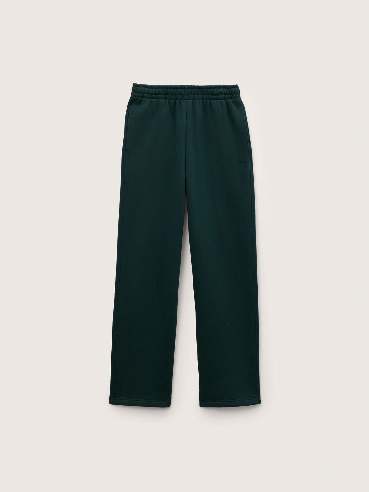 Mens Heavyweight Straight Leg Track Pants—Depth Green