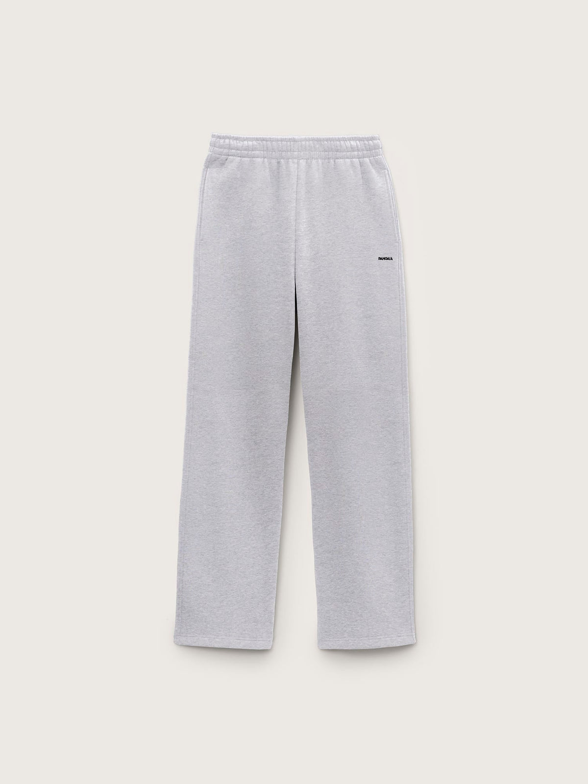 Mens Heavyweight Straight Leg Track Pants—Grey Marl