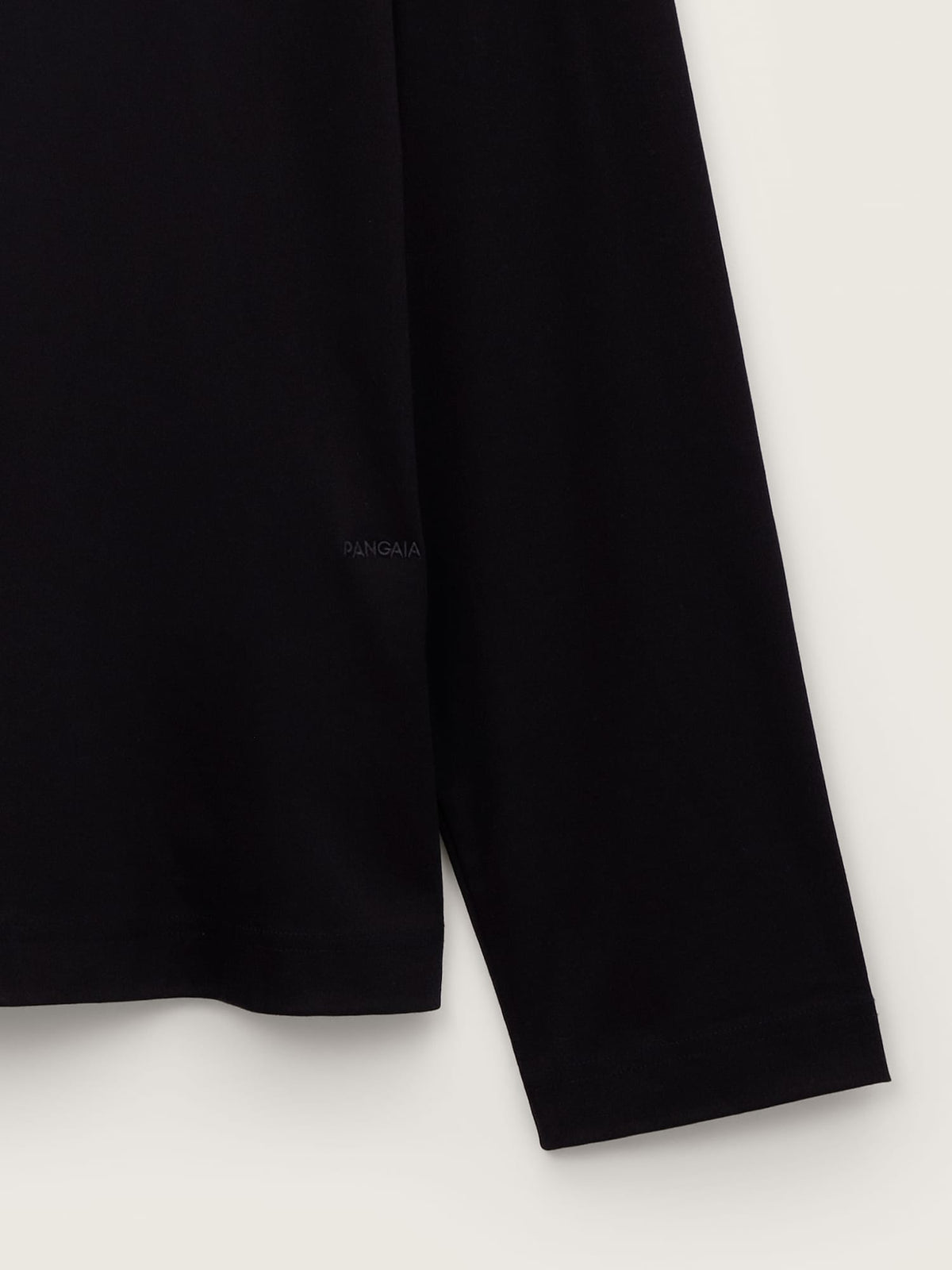 Mens Long Sleeve Interlock T-Shirt—Black