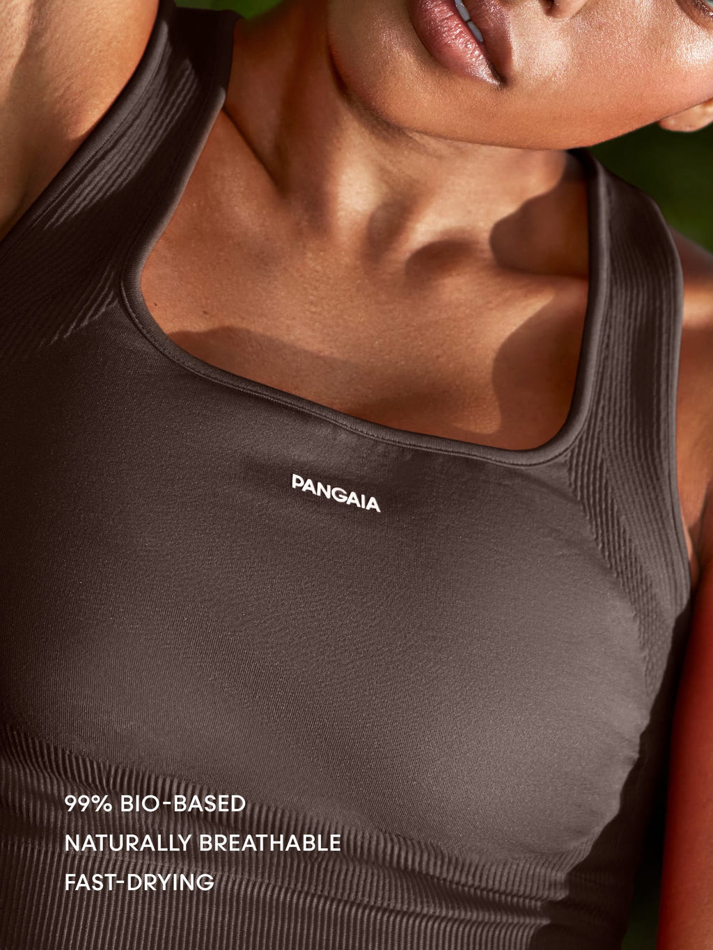 Womens Bio-Based Tank Top and Leggings Set—Obsidian Core