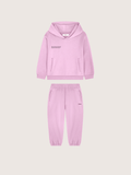 Kids’ Midweight Hoodie and Track Pants Set—Blush Drift