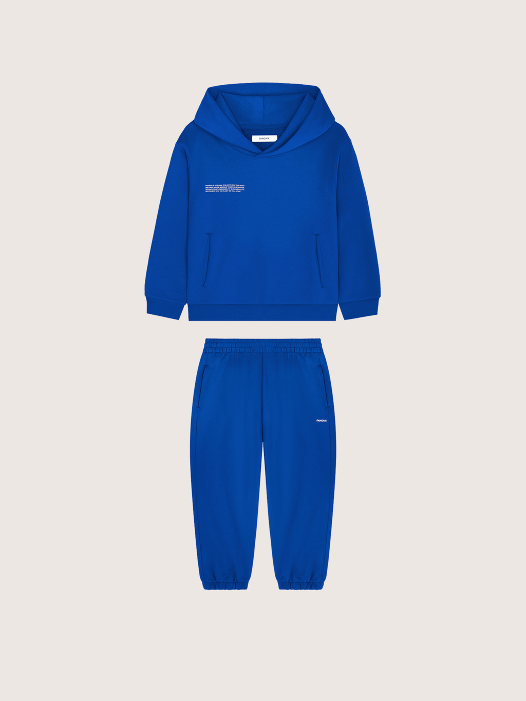 Kids’ Midweight Hoodie and Track Pants Set—Gaia Blue