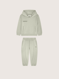 Kids’ Midweight Hoodie and Track Pants Set—Iron Fade