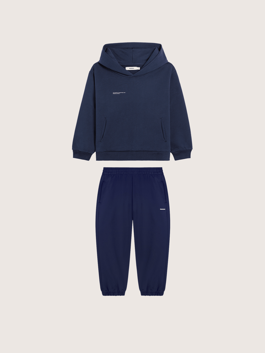 Kids’ Midweight Hoodie and Track Pants Set—Ocean Navy