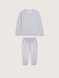 Kids’ Midweight Sweatshirt and Track Pants Set—Grey Marl