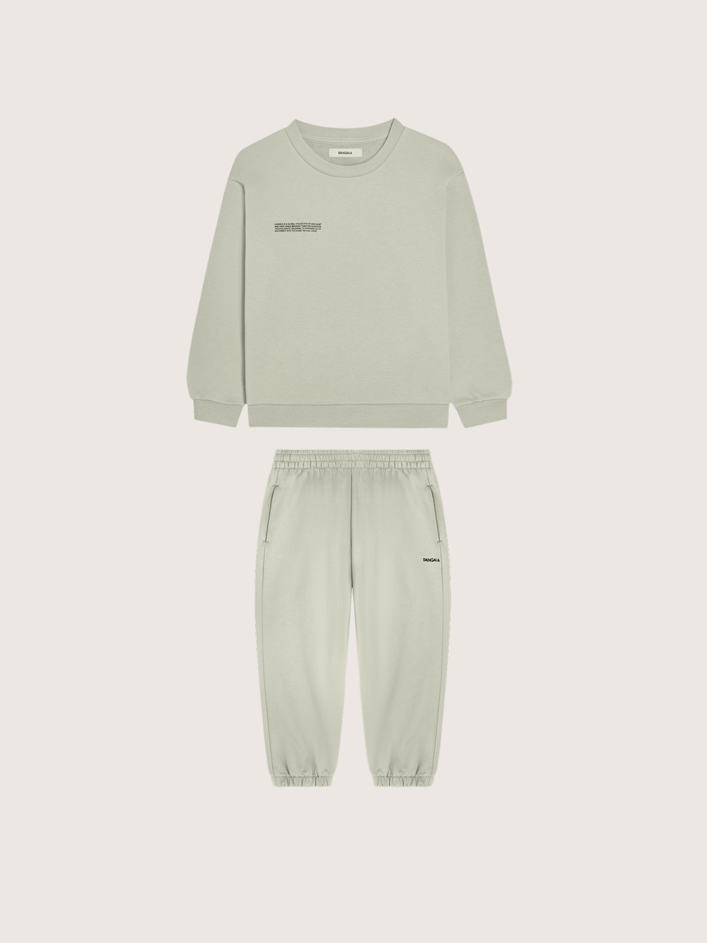 Kids’ Midweight Sweatshirt and Track Pants Set—Iron Fade