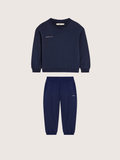 Kids’ Midweight Sweatshirt and Track Pants Set—Ocean Navy