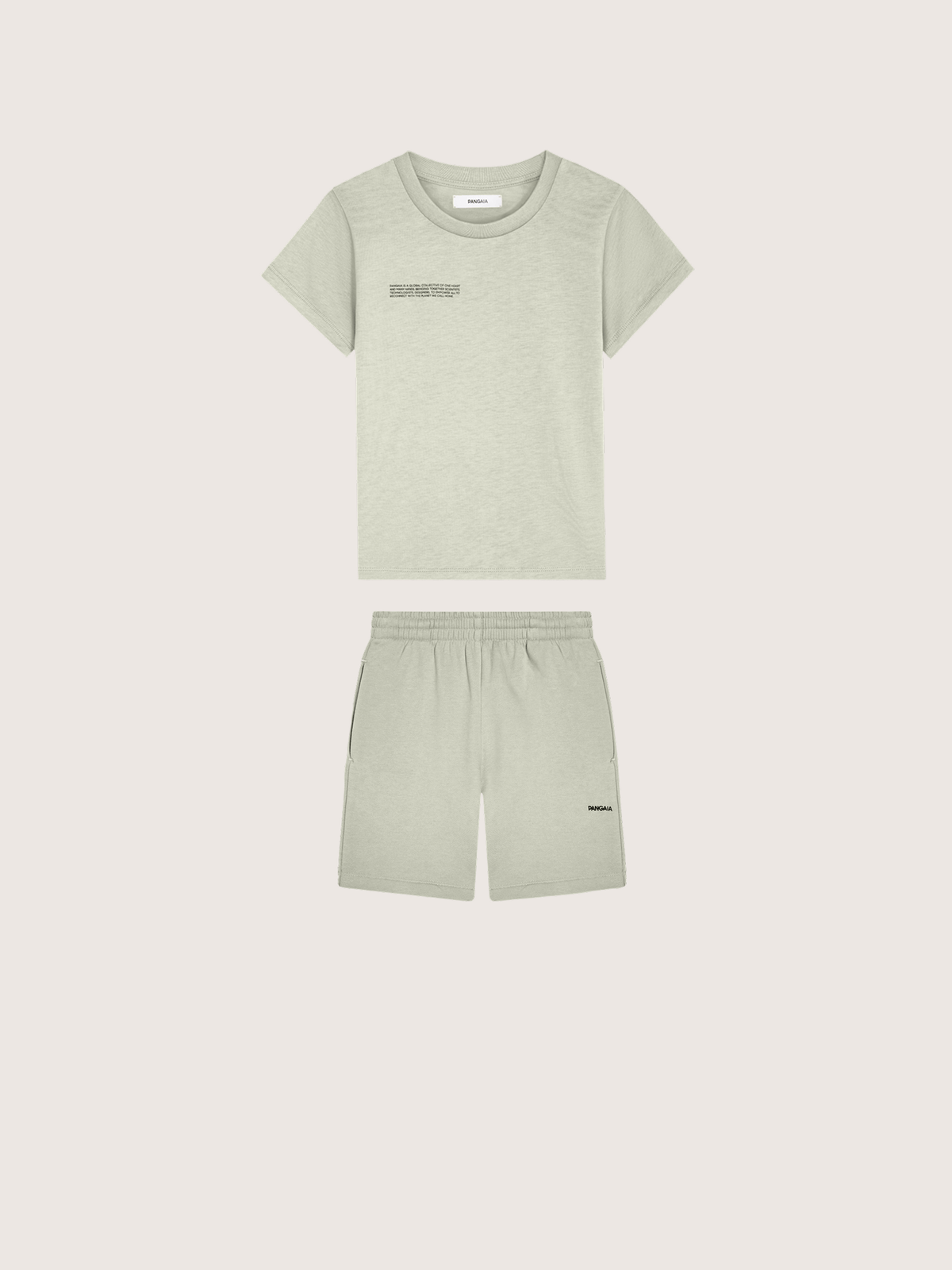 Kids’ Midweight T-Shirt and Shorts Set—Iron Fade