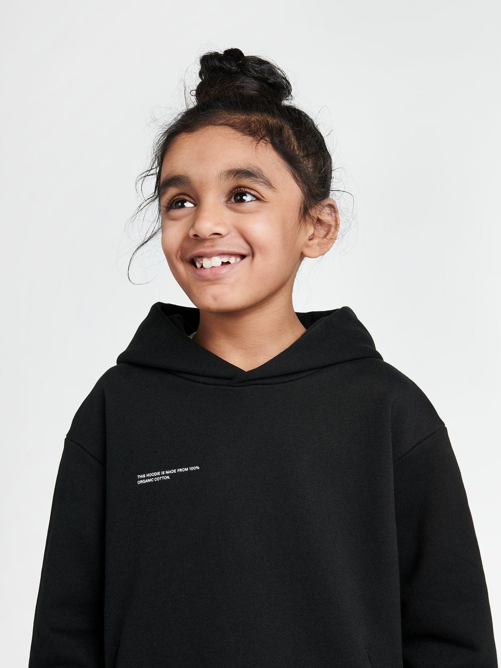 Kids’ Midweight Hoodie—black