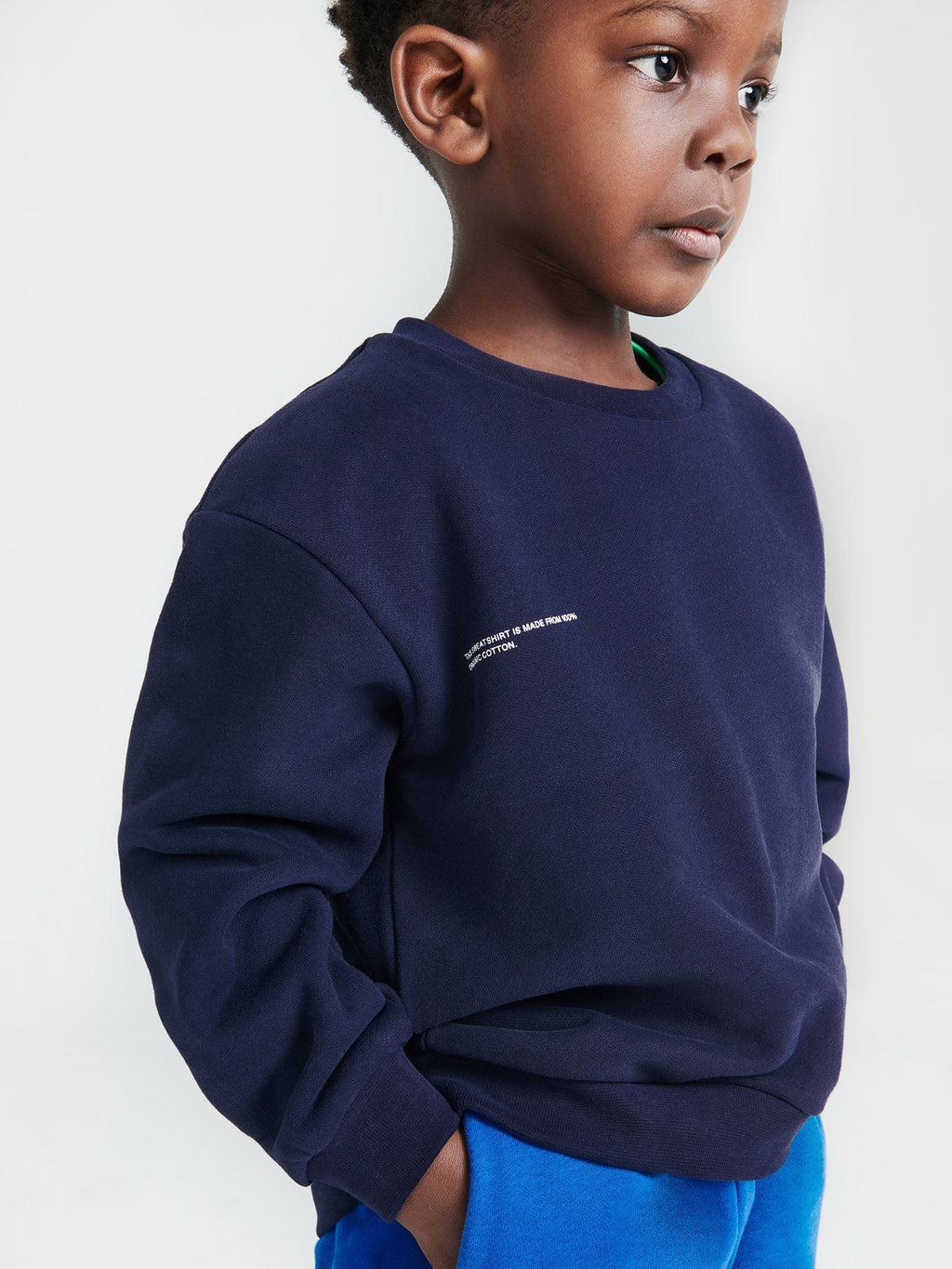 Kids’ Midweight Sweatshirt—navy