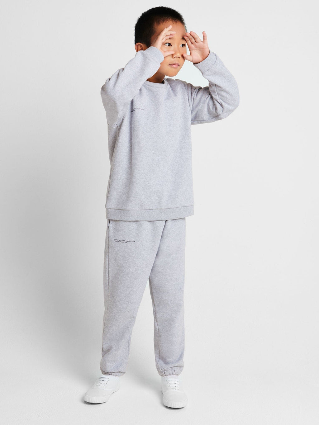 Kids’ Midweight Sweatshirt—grey marl