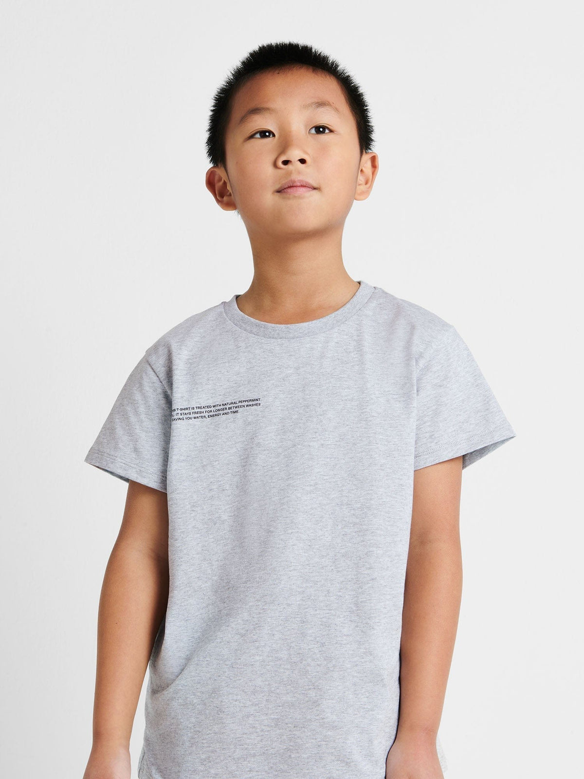 Kids’ Midweight T-shirt—grey marl